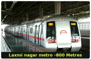 laxminagarmetro00 metres  minutes